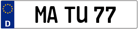 Truck License Plate